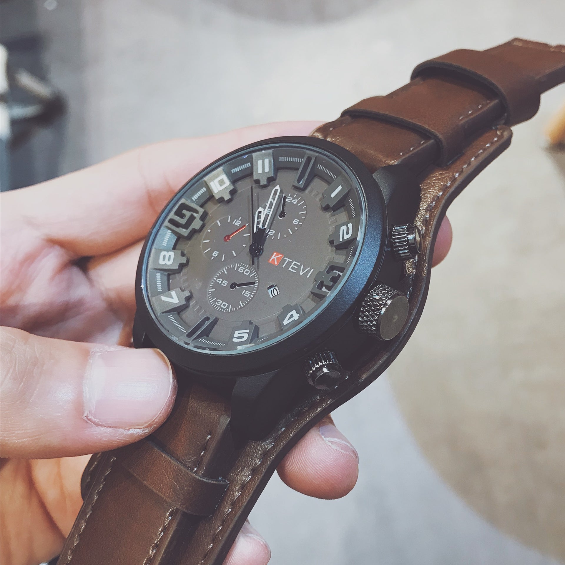 Mens Trendy Korean-style Sport Watch
