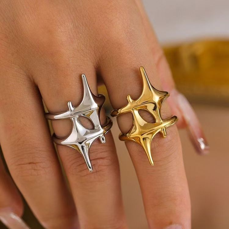 Punk Style Hip Hop Geometric Star Adjustable
