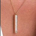 Double-layer Diamond-studded Adjustable Necklace