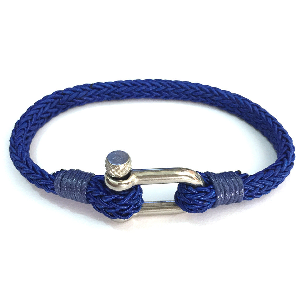 Minimal Steel Cord Bracelet