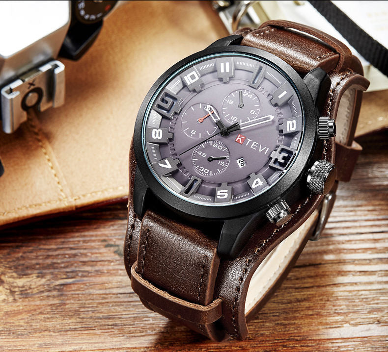 Mens Trendy Korean-style Sport Watch
