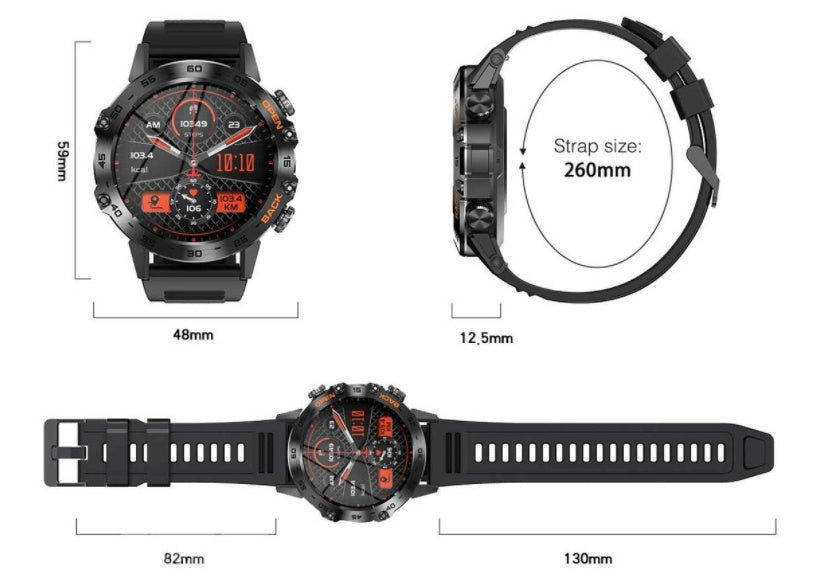 Personality Outdoor Three-proof Call Watch