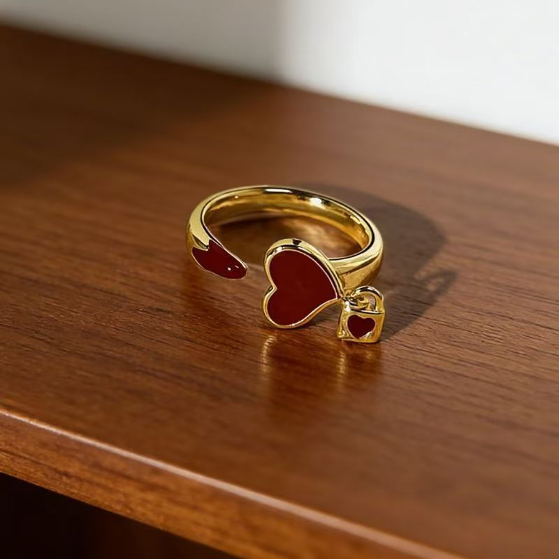 Horse Year Ring INS Style Geometric Horse