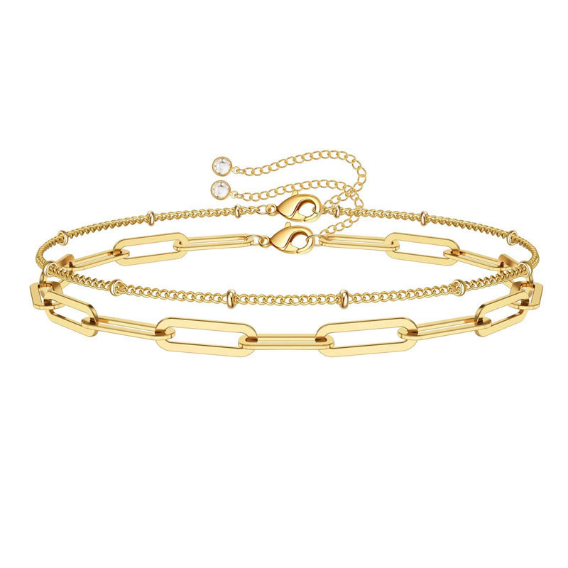 Cute Evil Eye Oval Chain Pearl Bar Turtle Gold Bracelets For Women