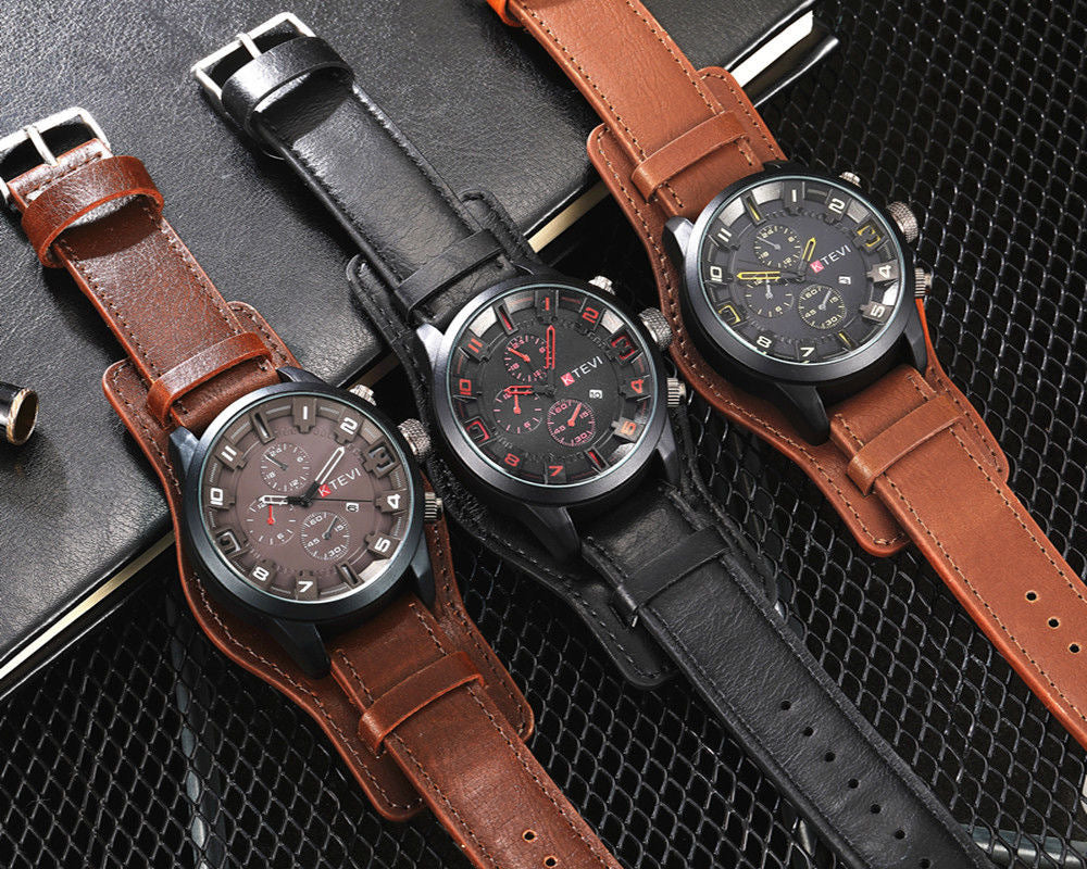 Mens Trendy Korean-style Sport Watch