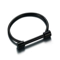 Titanium steel horseshoe vacuum Bracelet