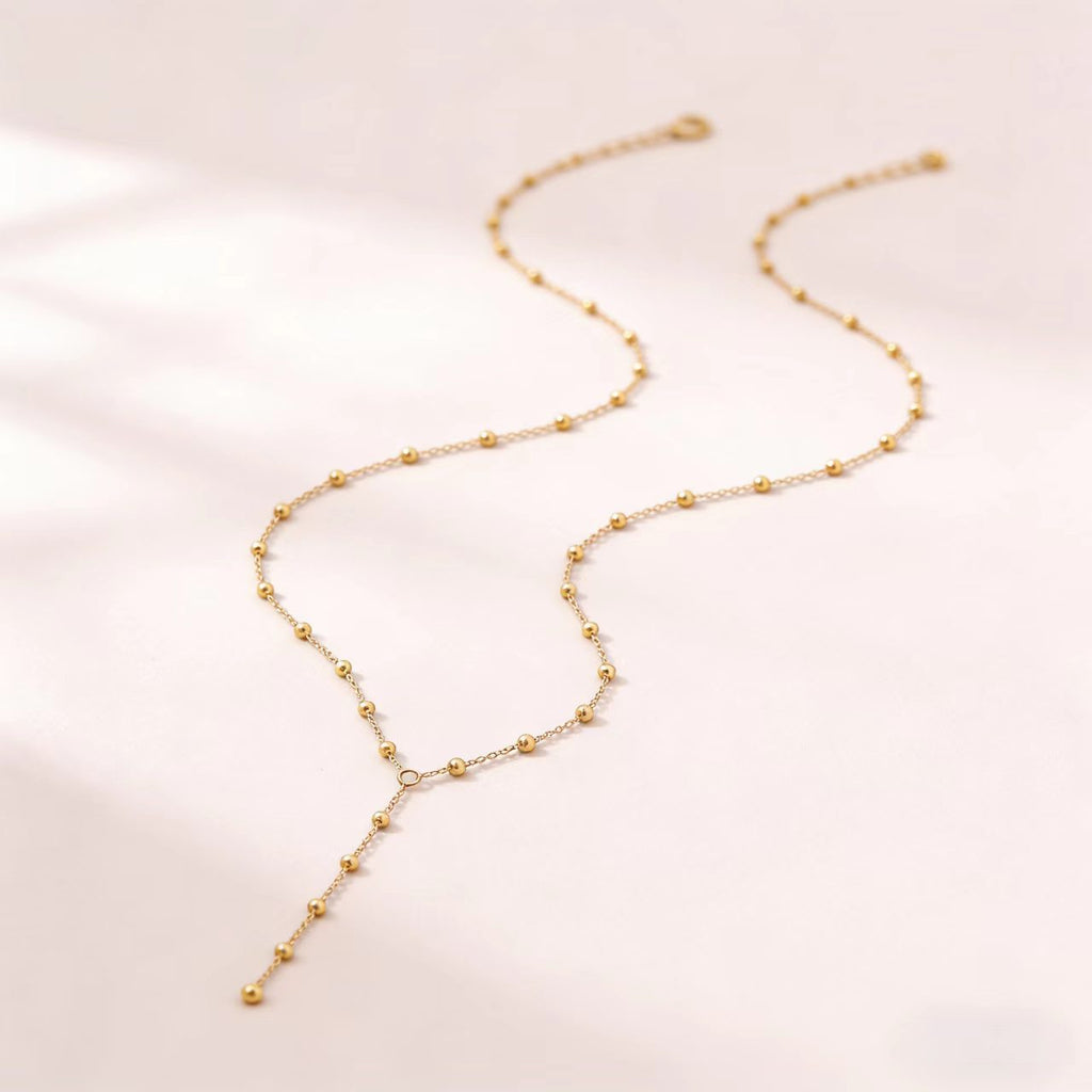 New Arrival Y-Shaped Necklace With Chain Tassels
