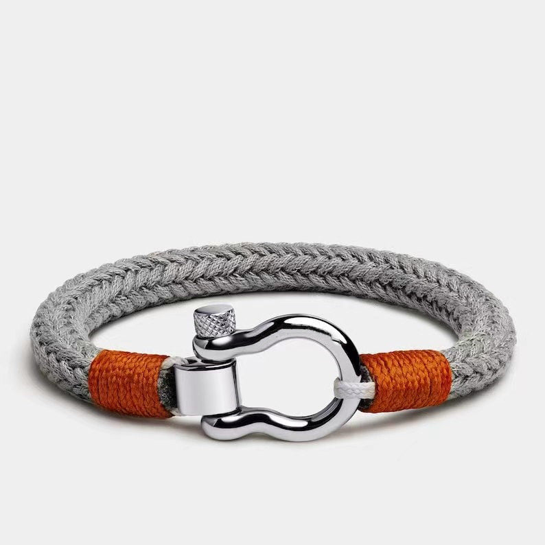 Unisex Anchor Rope Bracelet