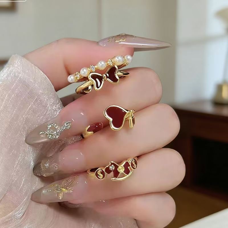Horse Year Ring INS Style Geometric Horse