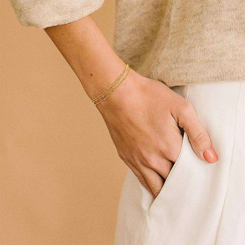 Women Bracelet Cute Oval Chain