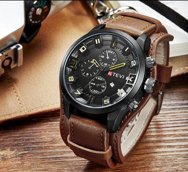 Mens Trendy Korean-style Sport Watch