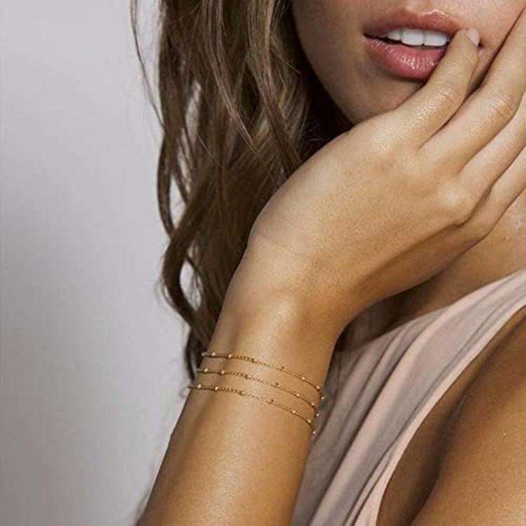 Women Bracelet Cute Oval Chain