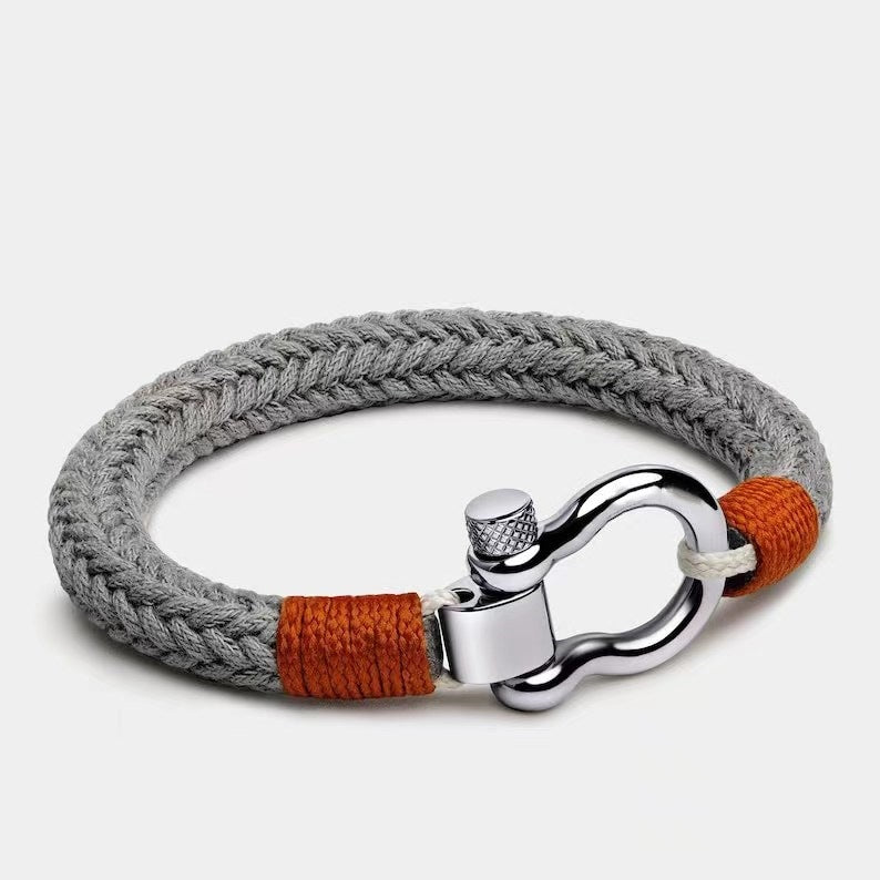 Unisex Anchor Rope Bracelet